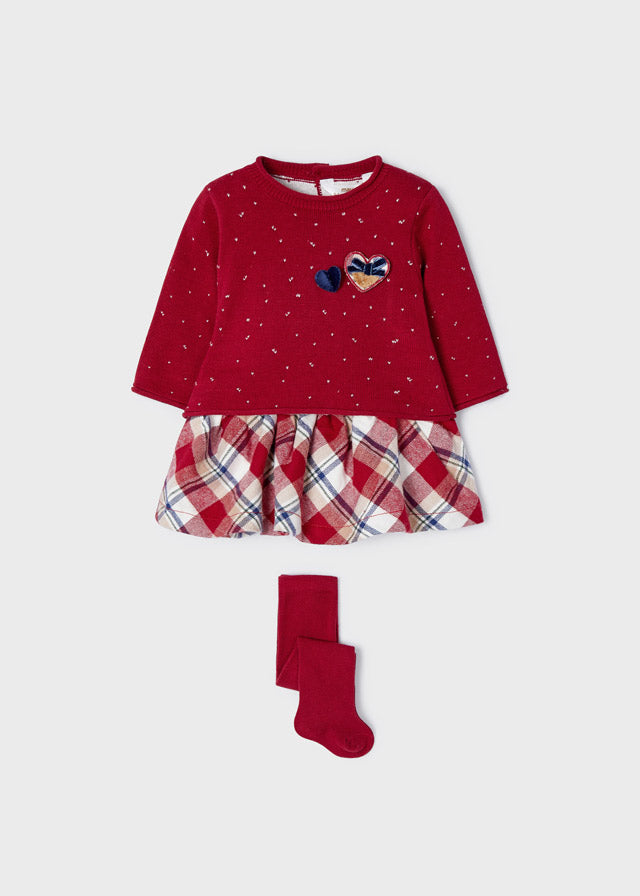 Completo gonna 3 pezzi neonata ECOFRIENDS Mayoral