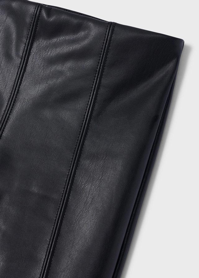 Leggings similpelle bambina