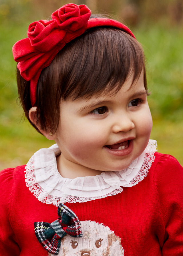 Baby girl velvet headband 