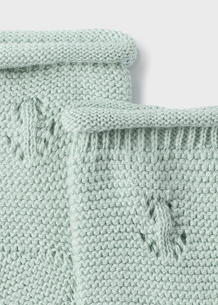 Cardigan tricot con calzini neonata