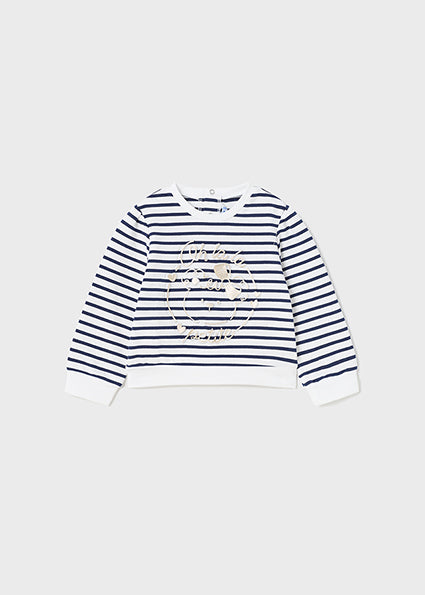 Female baby sailor sweatshirt