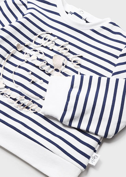 Female baby sailor sweatshirt