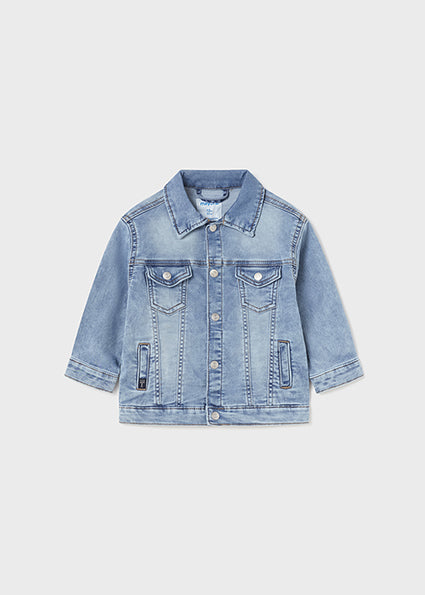 Sustainable cotton baby boy jeans jacket