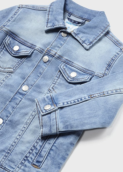 Sustainable cotton baby boy jeans jacket