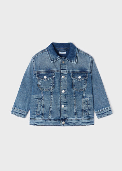Giubbotto jeans cotone sostenibile bambino Mayoral