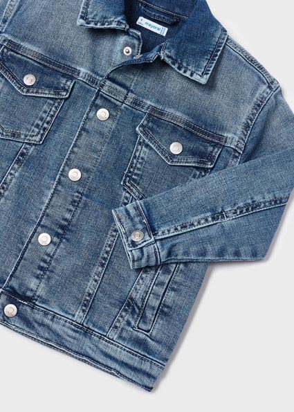 Giubbotto jeans cotone sostenibile bambino Mayoral