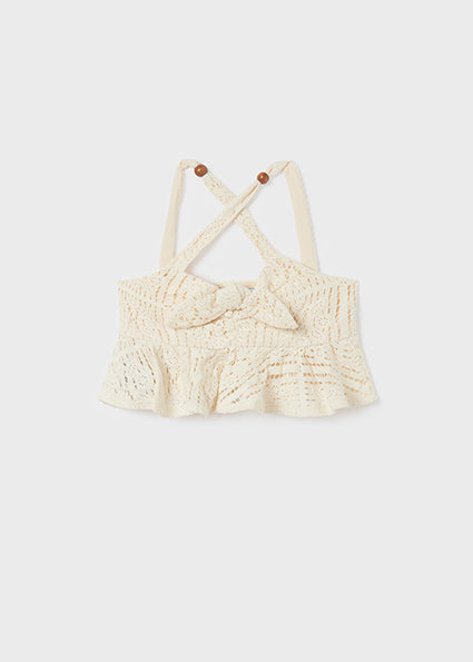 Top crochet ragazza