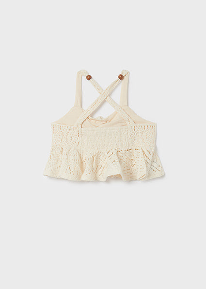 Top crochet ragazza