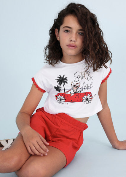 Completo 2 pezzi cotone sostenibile ragazza