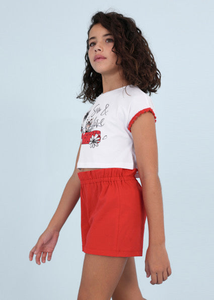 Completo 2 pezzi cotone sostenibile ragazza