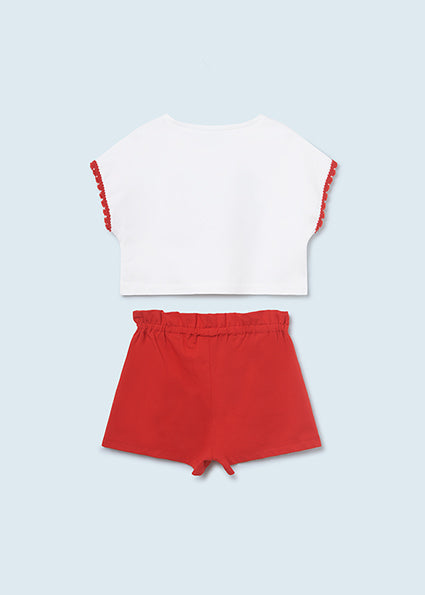 Completo 2 pezzi cotone sostenibile ragazza